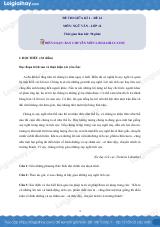 Đề kiểm tra giữa học kì I Ngữ văn 12 - Đề số 14 có lời giải chi tiết